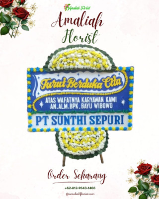 Papan Bunga Duka di Pisang